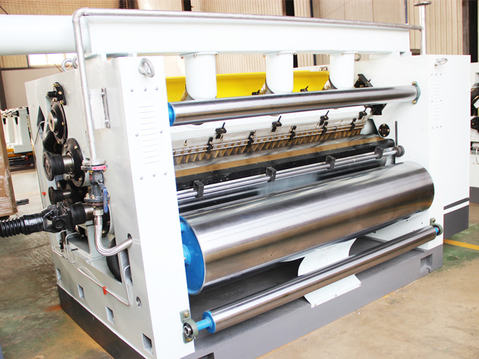 高速單面瓦楞機，真空單面瓦楞機，紙箱機械瓦楞機